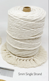 100% Recycled Cotton 3mm Macrame String