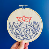 Embroidery Kit - Nautical