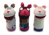 Upcycled Wool Hand Puppet
