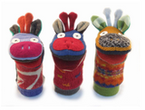 Upcycled Wool Hand Puppet