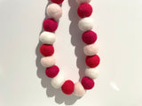 Felt Ball Garland (6’)