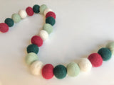 Felt Ball Garland (6’)