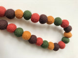 Felt Ball Garland (6’)