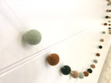Felt Ball Garland (6’)