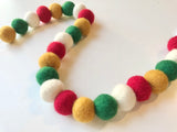 Felt Ball Garland (6’)