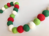 Felt Ball Garland (6’)