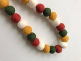 Felt Ball Garland (6’)