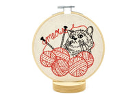 Embroidery Kit - Knittin Kitten