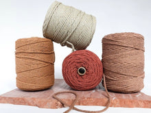 Load image into Gallery viewer, 100% Recycled Cotton 5mm Macrame String