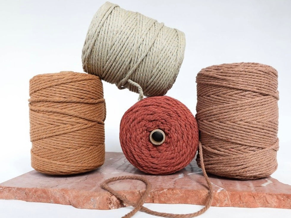 100% Recycled Cotton 5mm Macrame String