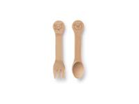 Kids Bamboo Fork + Spoon Set