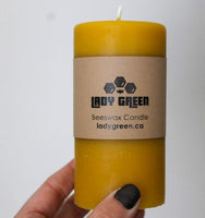 Beeswax Pillar Candle