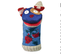 Upcycled Wool Hand Puppet