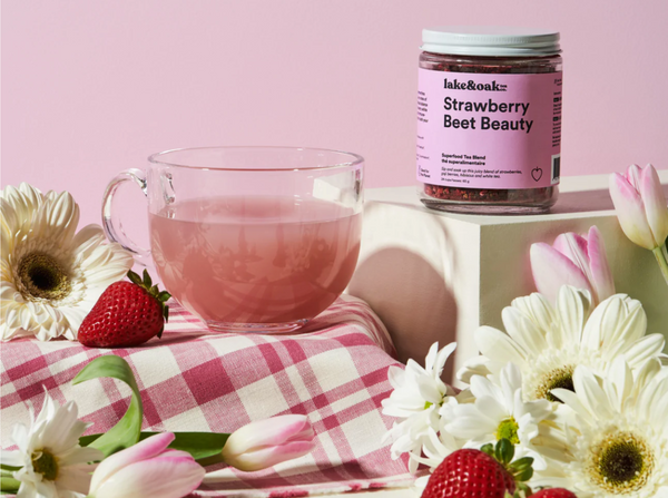 Strawberry Beet Beauty Superfood Tea Blend