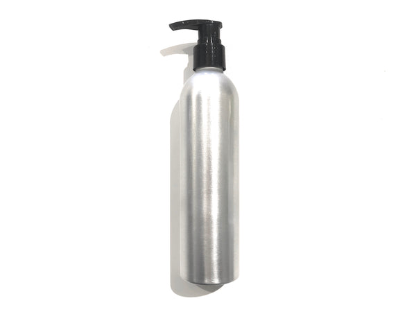 8.5oz Aluminum Bottle with Lotion Pump Cap
