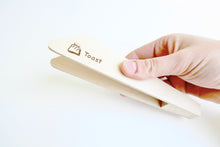 Load image into Gallery viewer, Wooden Toast Tongs