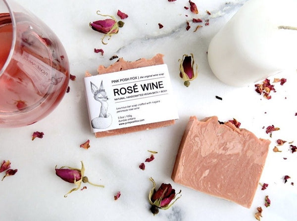 Vegan Rosé Wine Soap Bar