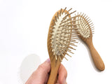 Round Wood Pin Hairbrush (Vegan)