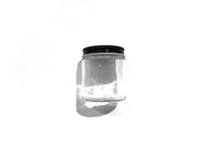 Clear Glass Jar with Metal Lid